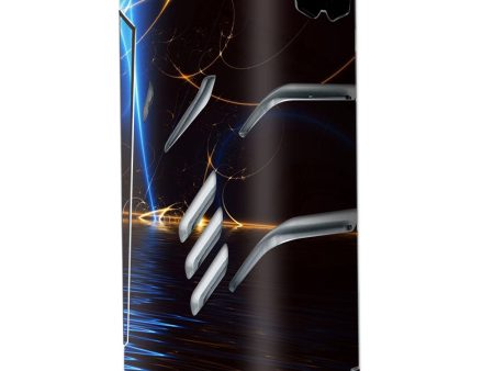 Abstract Light Tracers Smok T-Priv Skin Sale