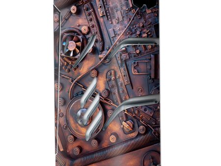 Steampunk Metal Panel Vault Fan Gear Smok T-Priv Skin on Sale