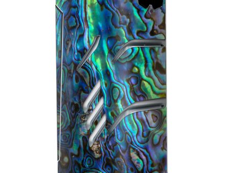 Abalone Shell Green Swirl Blue Gold Smok T-Priv Skin Supply